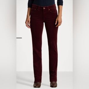 LRL RALPH LAUREN JEANS CO Women 6P Plum Purple Corduroy Pants Cotton Blend